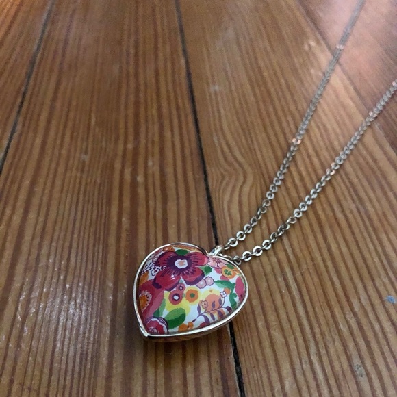 Vera Bradley Jewelry - Vera Bradley Long Heart Necklace